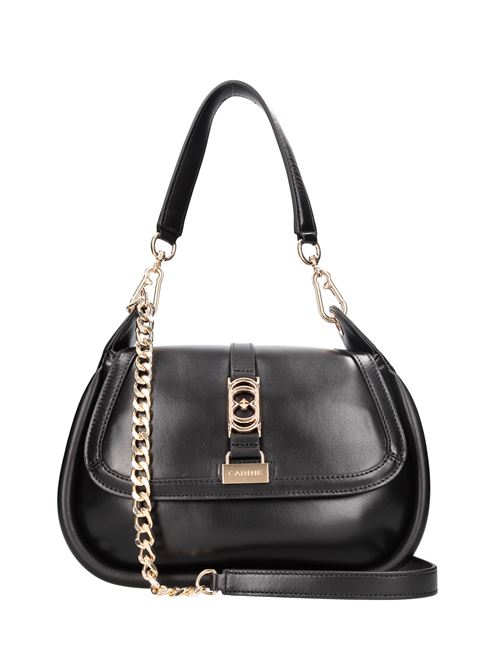Leather bag LA CARRIE | REALITY SHOULDER BAG LEATHERNERO